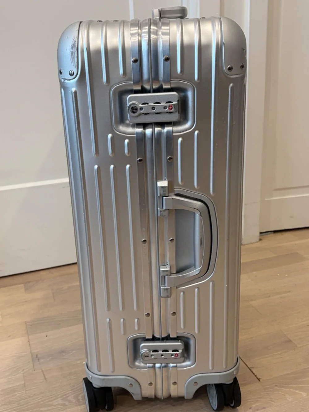 Rimowa Original Check-In Medium Luggage (Silver Alumunium)